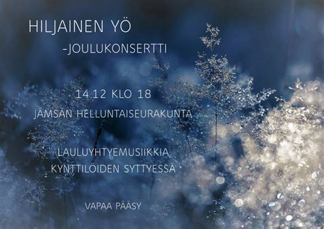 Hiljainen Yö - Melankologinen ja Hiuskarvaan Herkistelevä Melodia